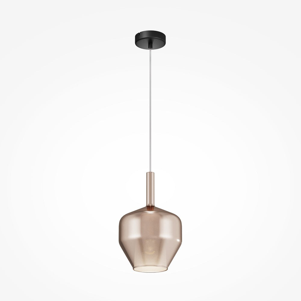 Duality Industrial Pendant Lamp With Gold Shade-Maytoni-South Charlotte Fine Lighting