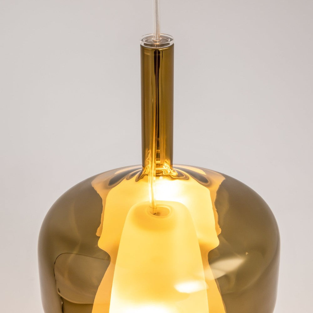 Duality Industrial Pendant Lamp With Gold Shade-Maytoni-South Charlotte Fine Lighting