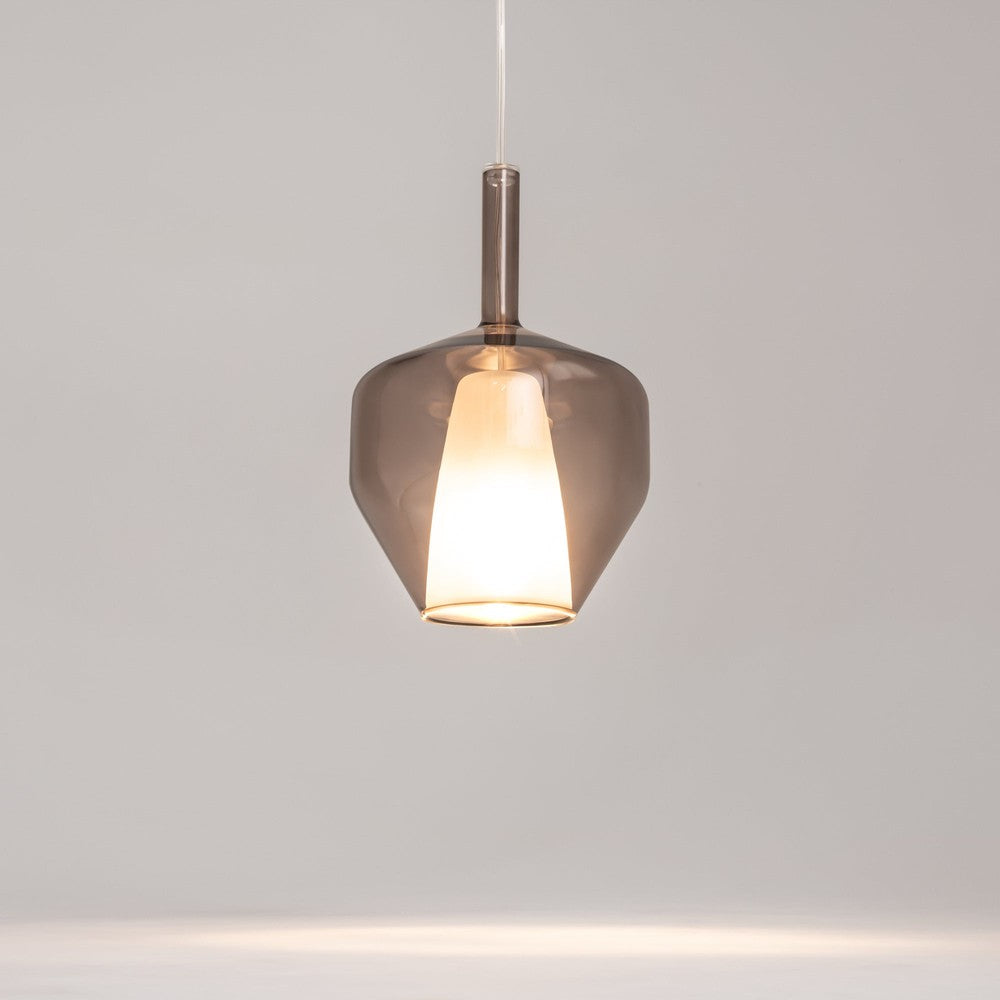 Duality Pendant Lamp With Brown Shade-Maytoni-South Charlotte Fine Lighting