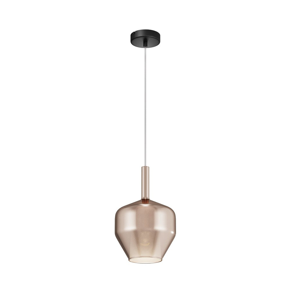 Duality Pendant Lamp With Brown Shade-Maytoni-South Charlotte Fine Lighting