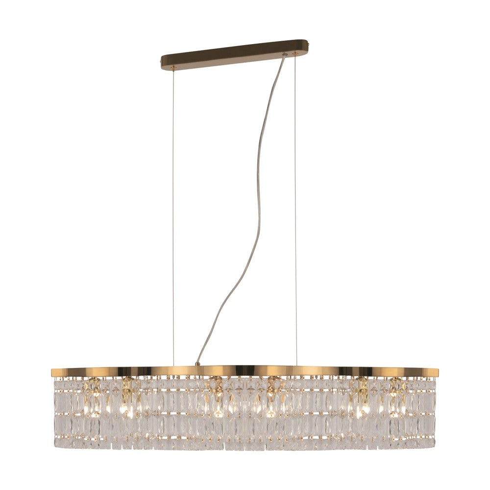 Dune Linear Chandelier With Gold Styling-Maytoni-South Charlotte Fine Lighting