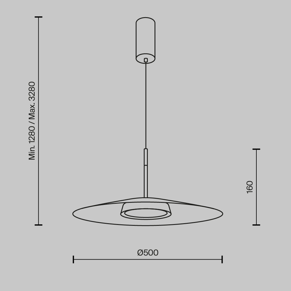 El Pendant Lamp In White-Maytoni-South Charlotte Fine Lighting