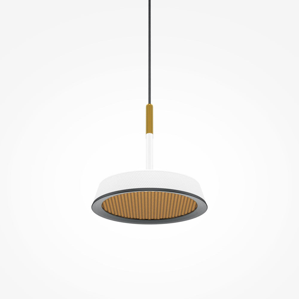 El Pendant Lamp With White with gold Styling-Maytoni-South Charlotte Fine Lighting