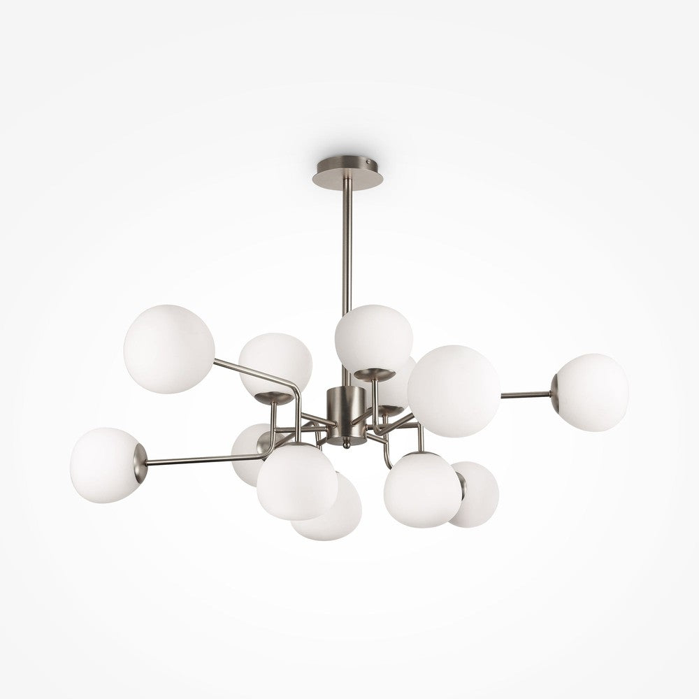 Erich Chandelier With Nickel Styling-Maytoni-South Charlotte Fine Lighting