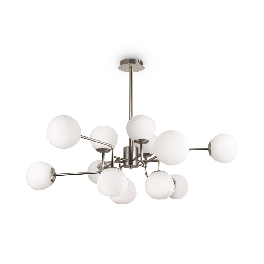 Erich Chandelier With Nickel Styling-Maytoni-South Charlotte Fine Lighting