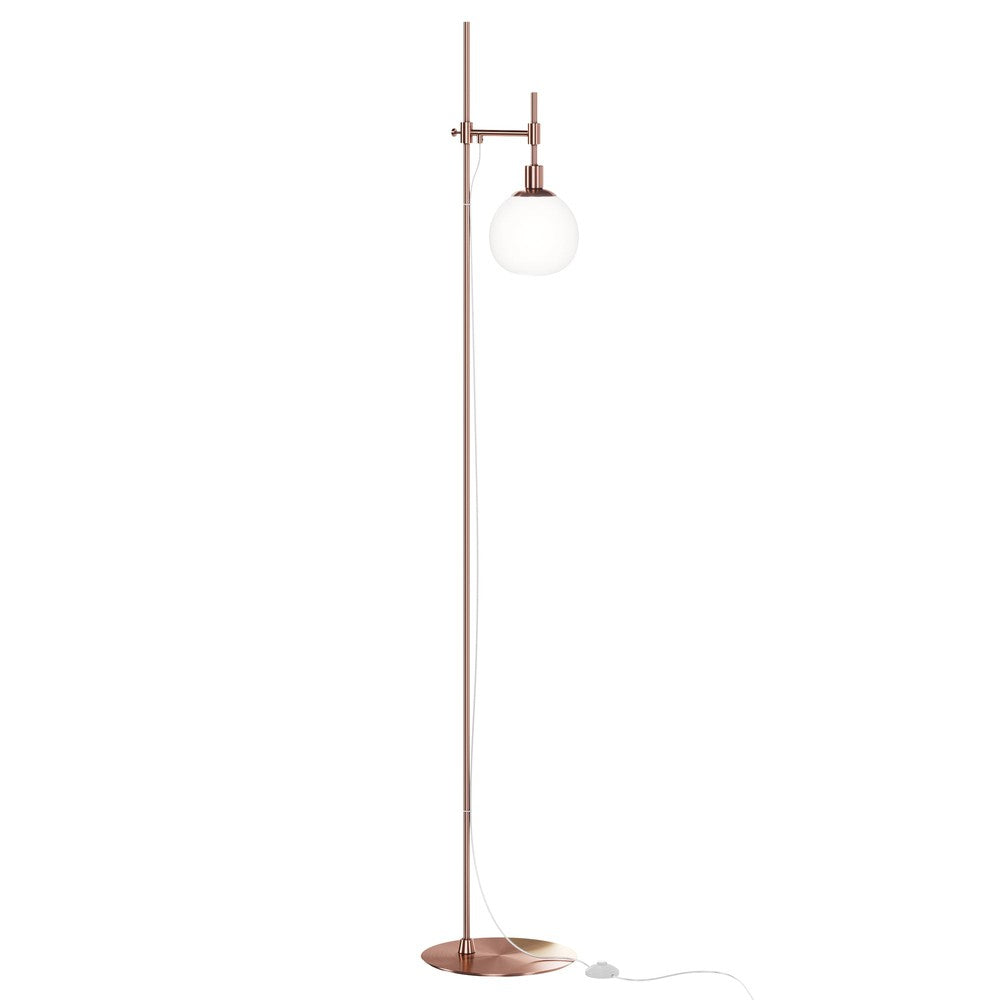 Erich Floor Lamp With Brass Styling-Maytoni-South Charlotte Fine Lighting