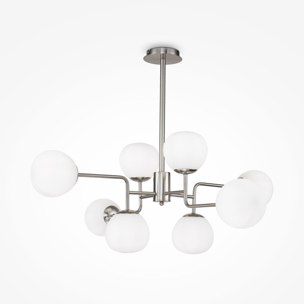 Erich Pendant Lamp Cluster With Nickel Styling - Large-Maytoni-South Charlotte Fine Lighting