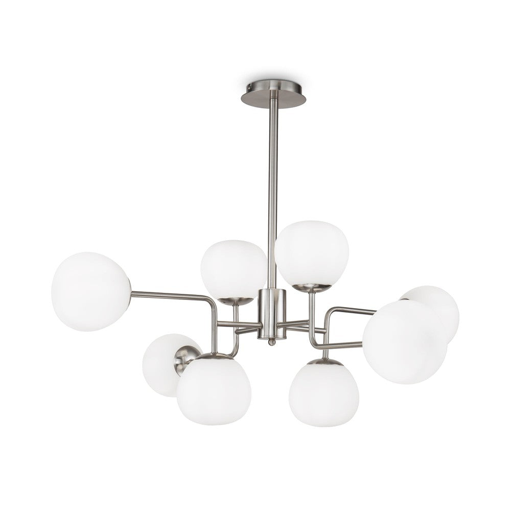 Erich Pendant Lamp Cluster With Nickel Styling - Large-Maytoni-South Charlotte Fine Lighting