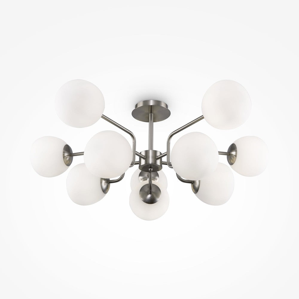 Erich Pendant Lamp Cluster With Nickel Styling-Maytoni-South Charlotte Fine Lighting