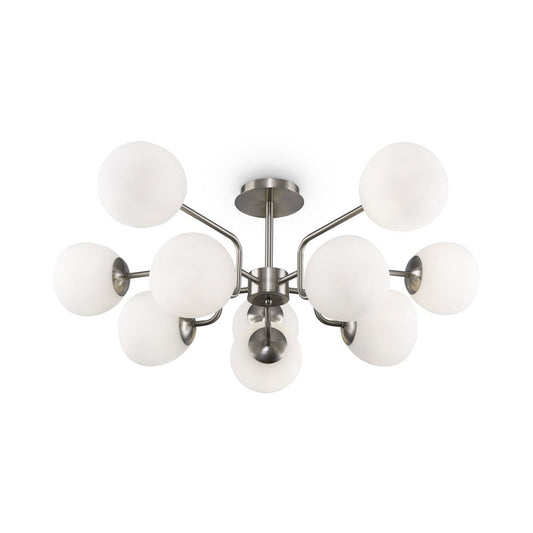 Erich Pendant Lamp Cluster With Nickel Styling-Maytoni-South Charlotte Fine Lighting