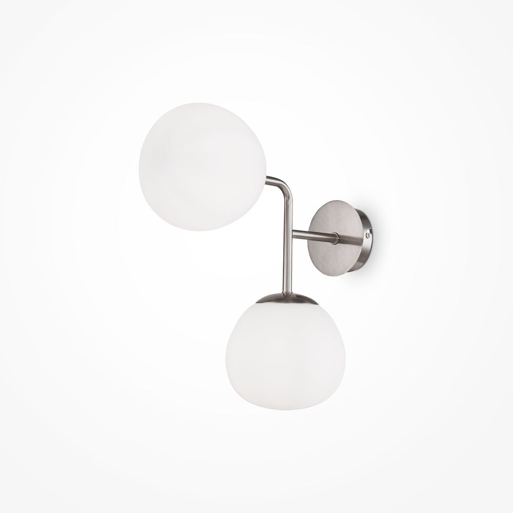 Erich Wall Lamp Duo With Nickel Styling-Maytoni-South Charlotte Fine Lighting