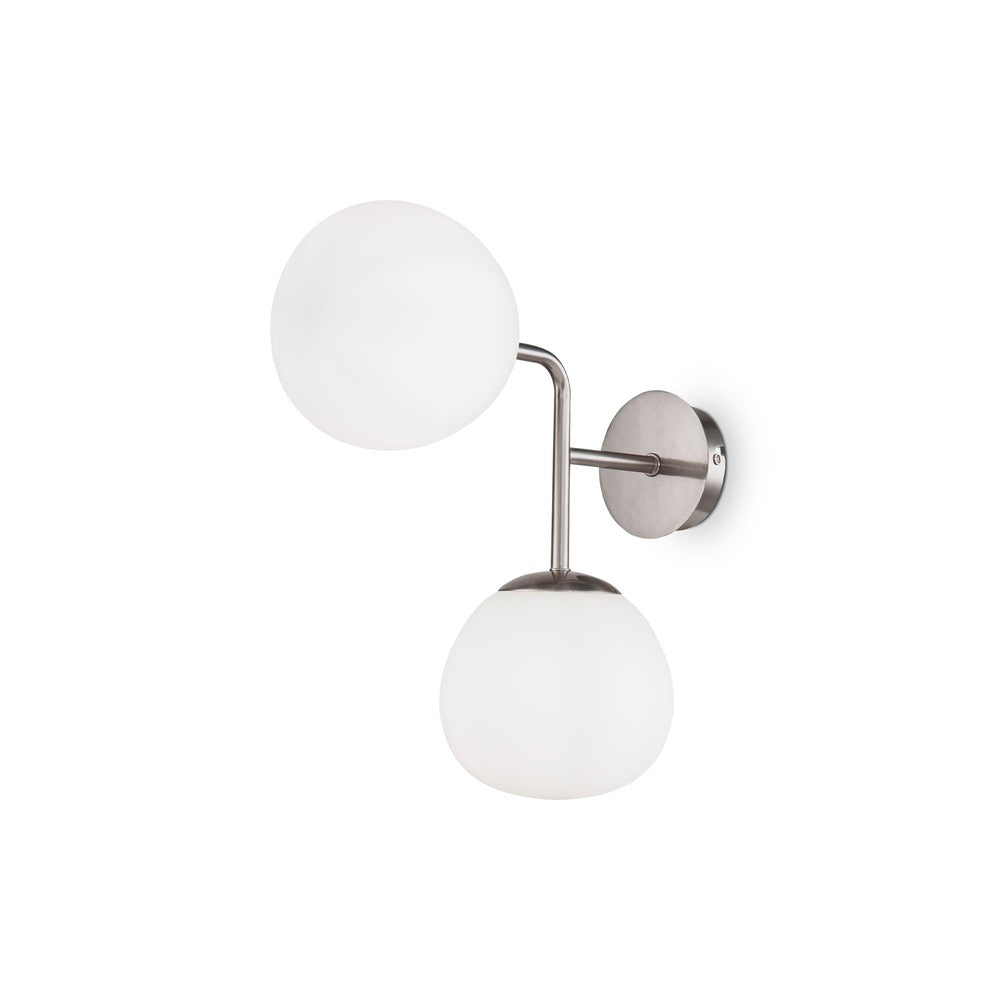 Erich Wall Lamp Duo With Nickel Styling-Maytoni-South Charlotte Fine Lighting