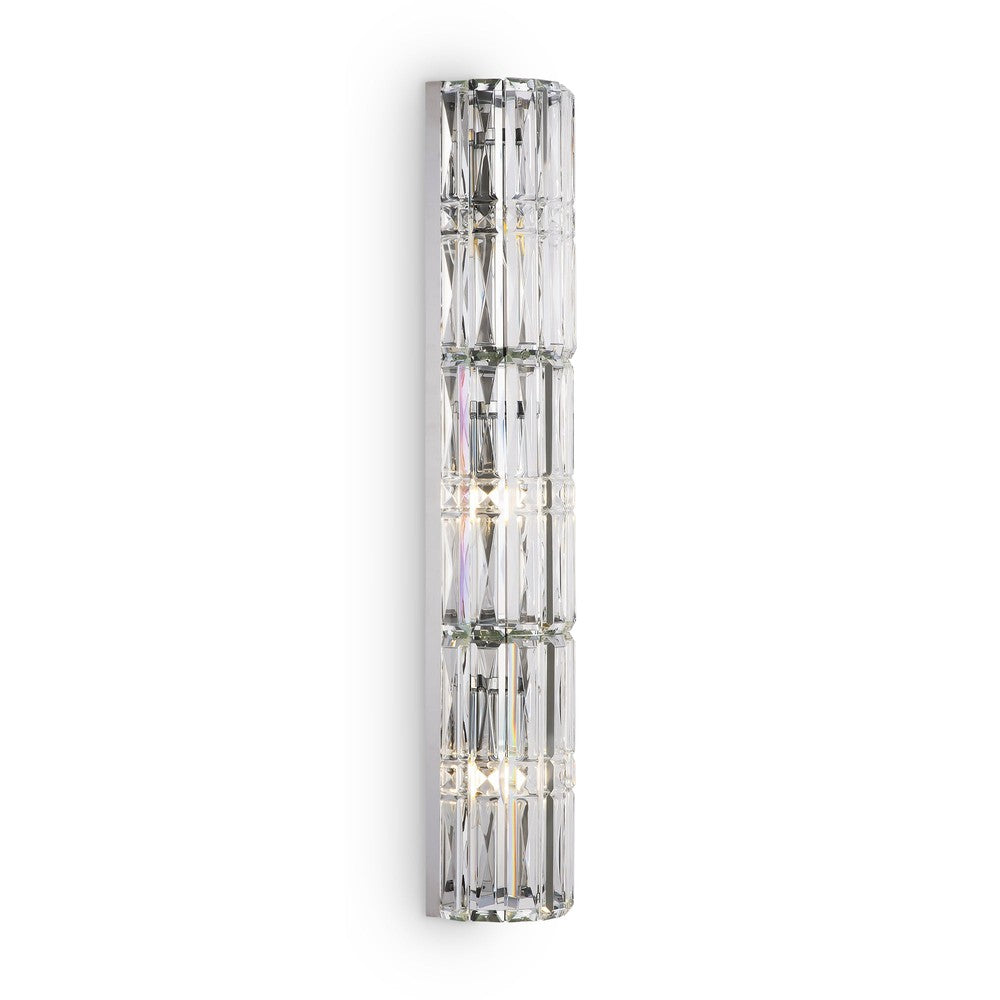 Facet Wall Lamp With Chrome Styling-Maytoni-South Charlotte Fine Lighting