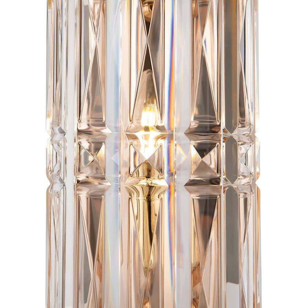 Facet Wall Lamp With Gold Styling-Maytoni-South Charlotte Fine Lighting