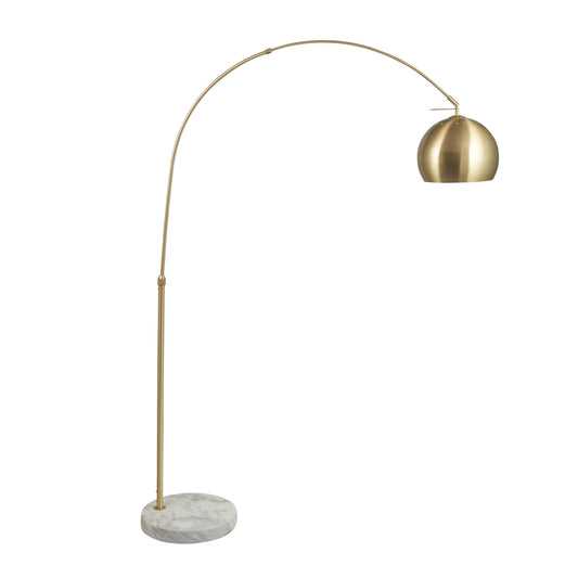 Feliciani living room reading light in brushed brass is sold by South Charlotte Fine Lighting