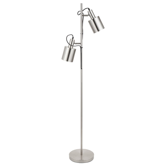Floor lamps for reading UK don't come better than the Aaron with its multi-directional lamps