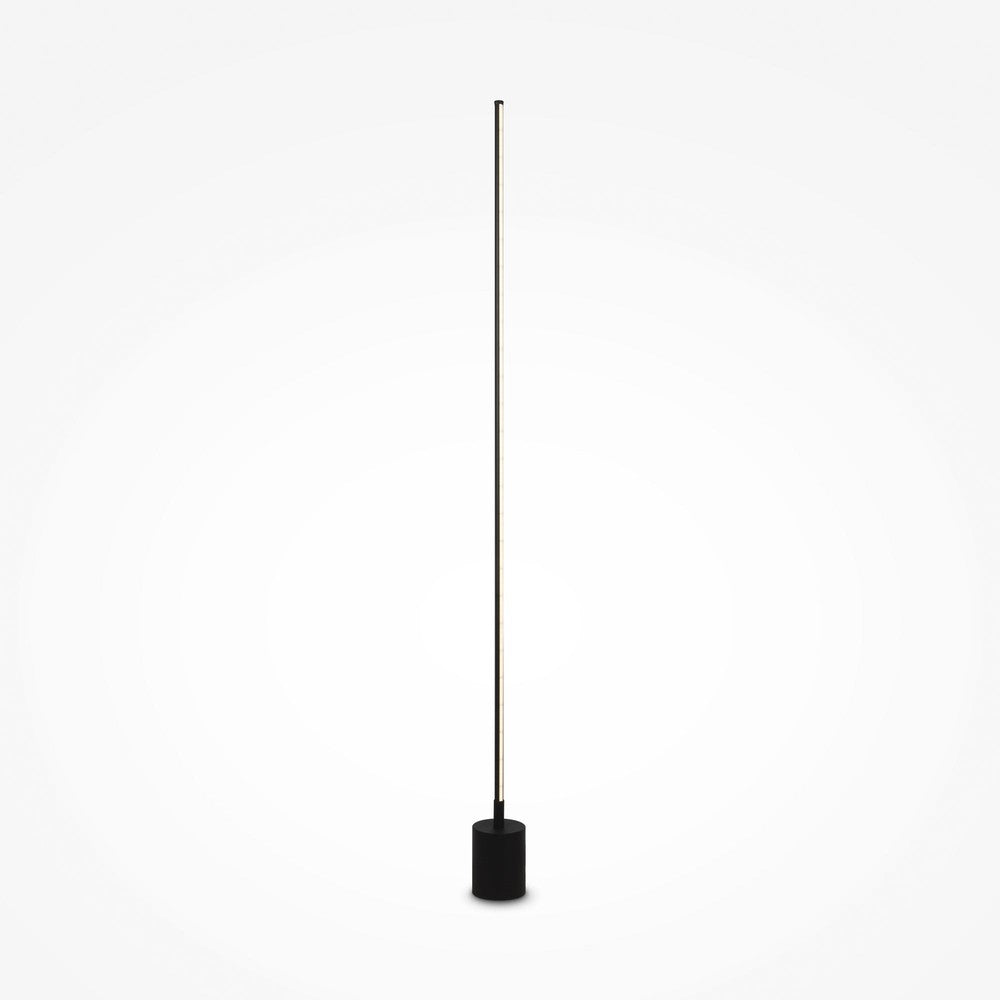 Flow Floor Lamp In Black-Maytoni-South Charlotte Fine Lighting