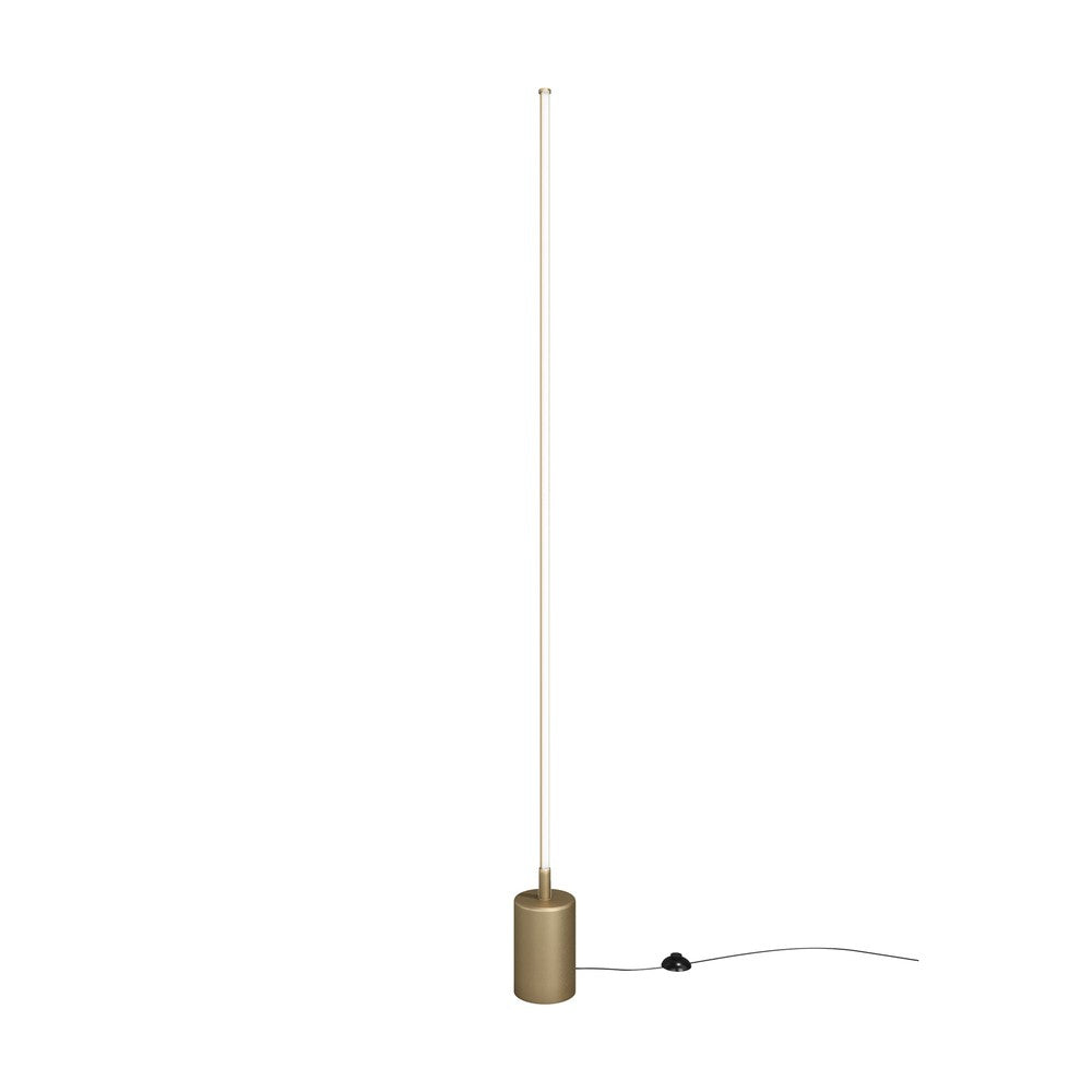 Flow Floor Lamp With Brass Styling-Maytoni-South Charlotte Fine Lighting