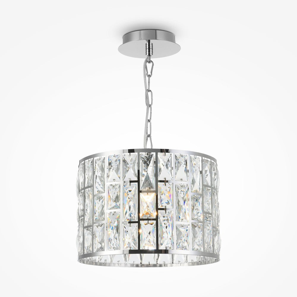 Gelid Chandelier With Chrome Styling-Maytoni-South Charlotte Fine Lighting