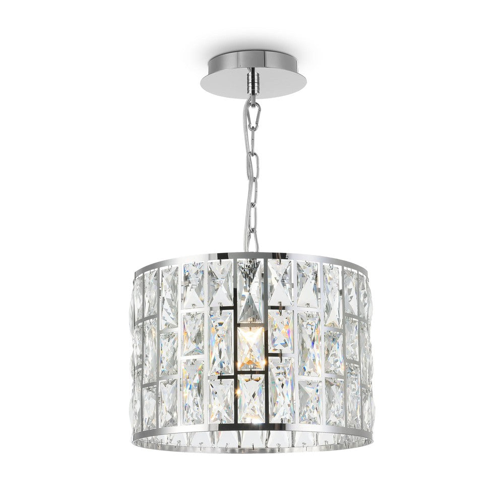 Gelid Chandelier With Chrome Styling-Maytoni-South Charlotte Fine Lighting