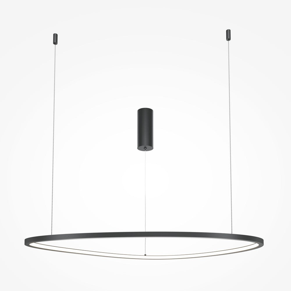 Glint Pendant Lamp In Black - Large-Maytoni-South Charlotte Fine Lighting