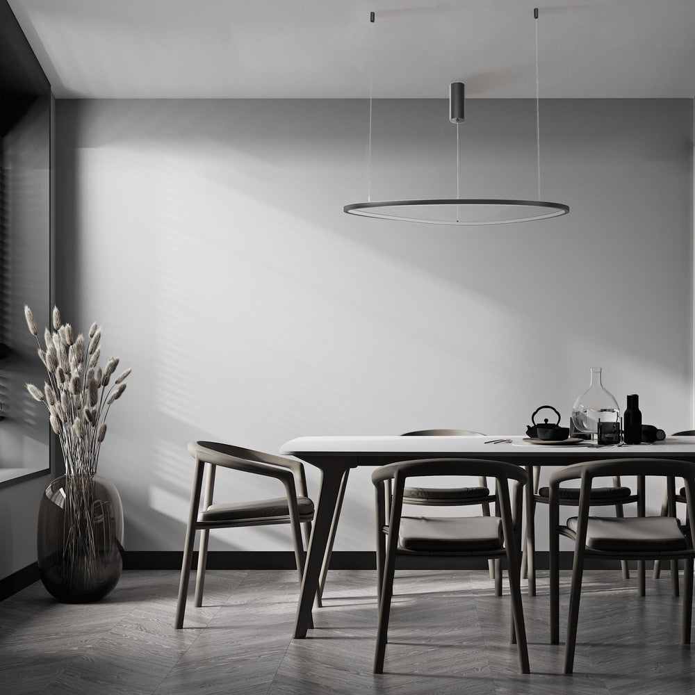 Glint Pendant Lamp In Black - Large-Maytoni-South Charlotte Fine Lighting