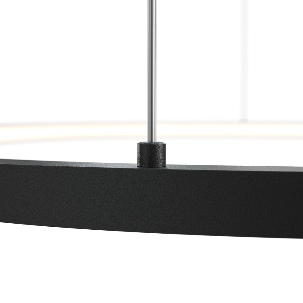 Glint Pendant Lamp In Black - Large-Maytoni-South Charlotte Fine Lighting