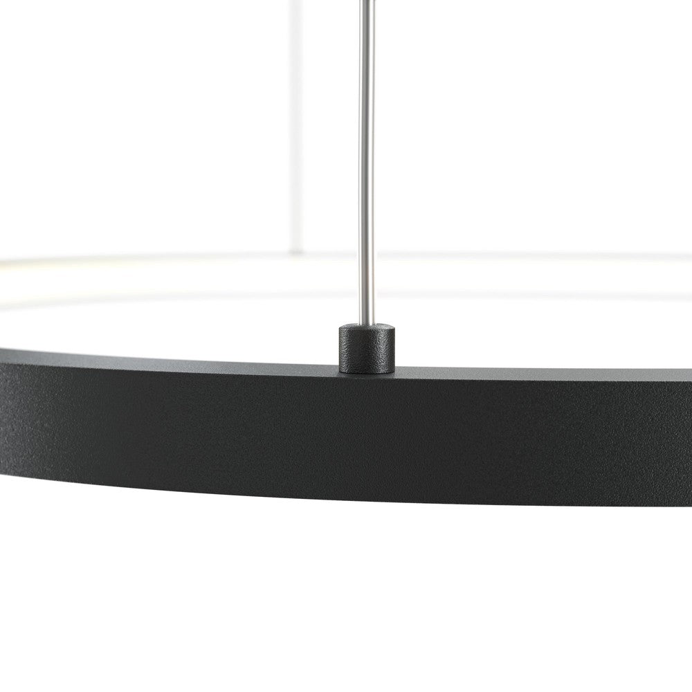 Glint Pendant Lamp In Black - Medium-Maytoni-South Charlotte Fine Lighting