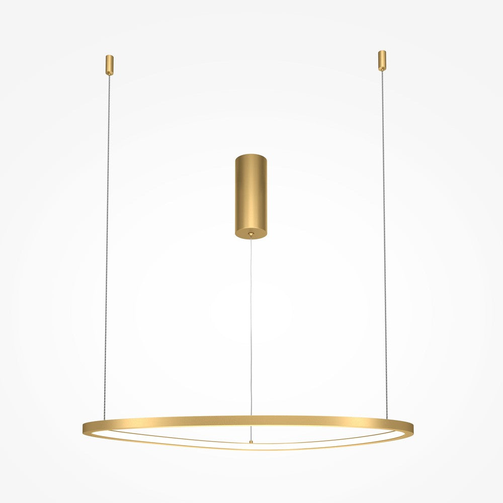 Glint Pendant Lamp With Brass Styling - Medium-Maytoni-South Charlotte Fine Lighting