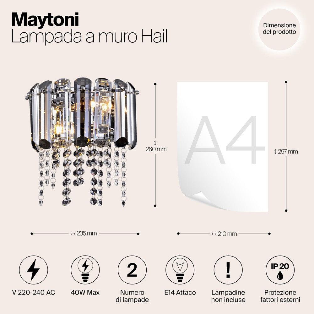 Hail Wall Lamp With Chrome Styling-Maytoni-South Charlotte Fine Lighting