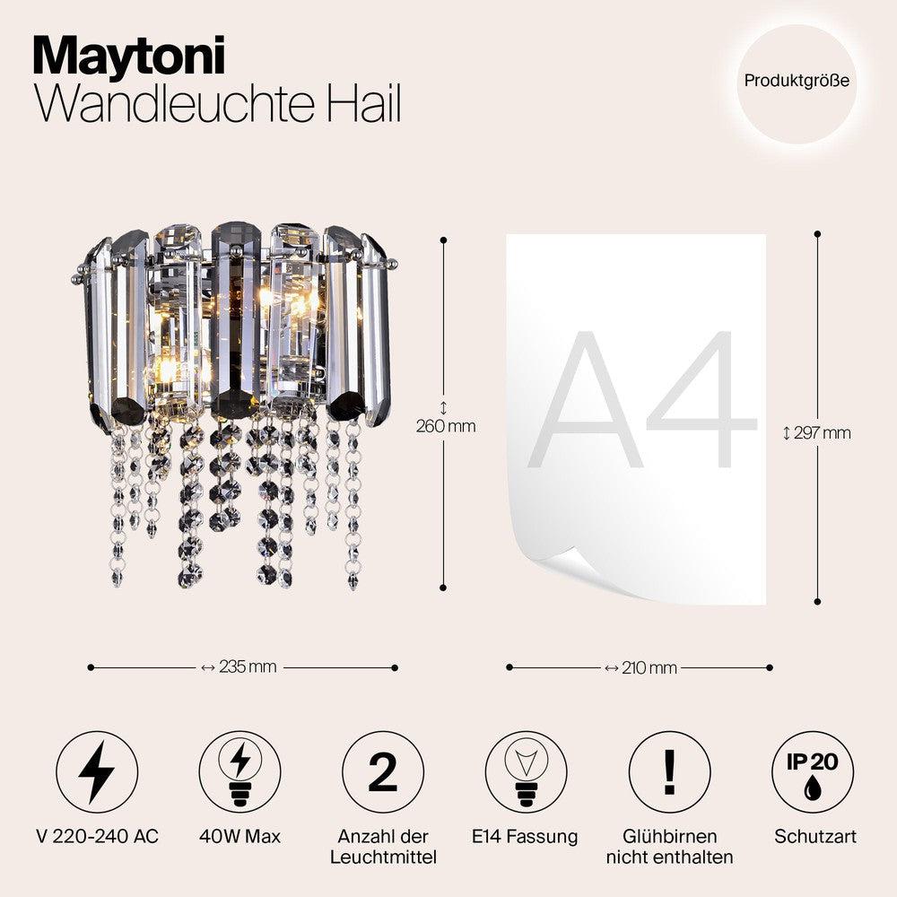 Hail Wall Lamp With Chrome Styling-Maytoni-South Charlotte Fine Lighting