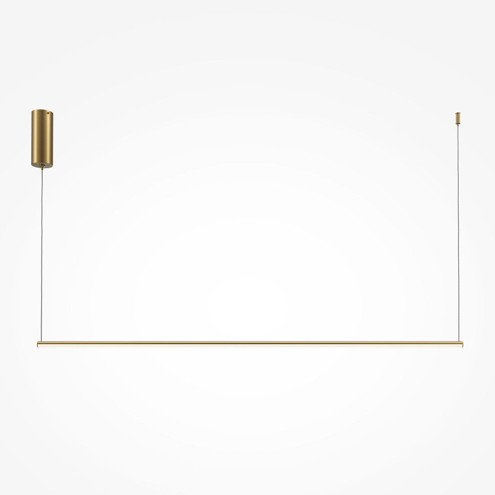 Halo Long Pendant Lamp With Brass Styling-Maytoni-South Charlotte Fine Lighting