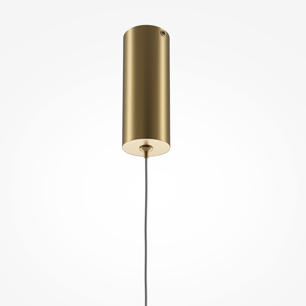 Halo Long Pendant Lamp With Brass Styling-Maytoni-South Charlotte Fine Lighting