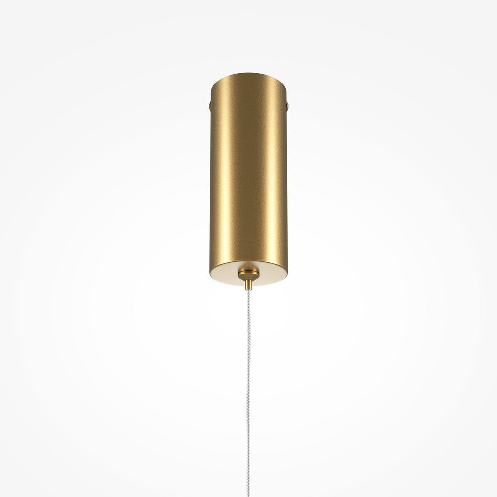 Halo Single Pendant Lamp With Brass Styling-Maytoni-South Charlotte Fine Lighting