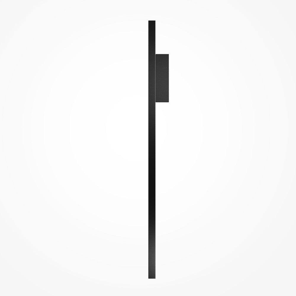 Halo Vertical Wall Lamp In Black-Maytoni-South Charlotte Fine Lighting