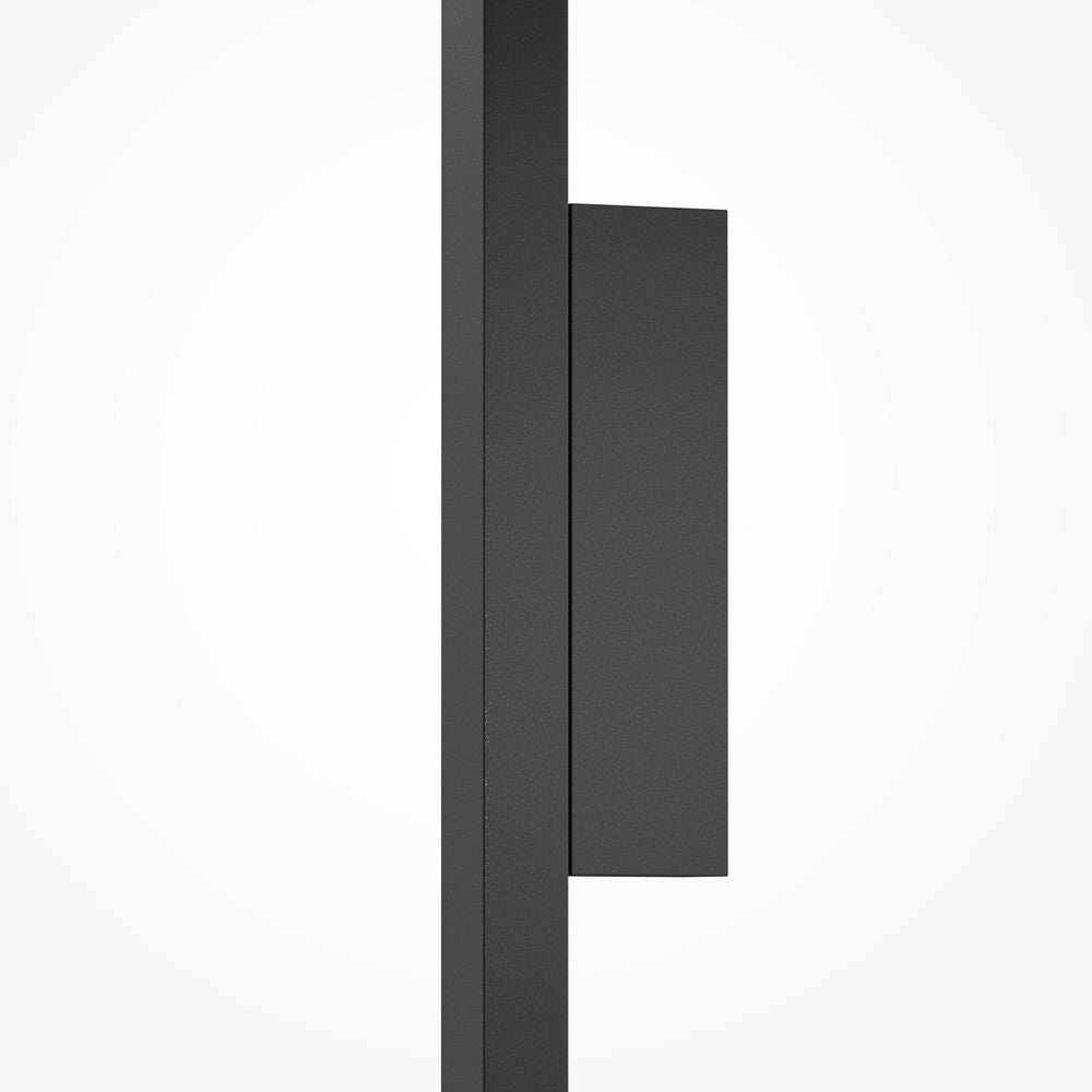 Halo Vertical Wall Lamp In Black-Maytoni-South Charlotte Fine Lighting