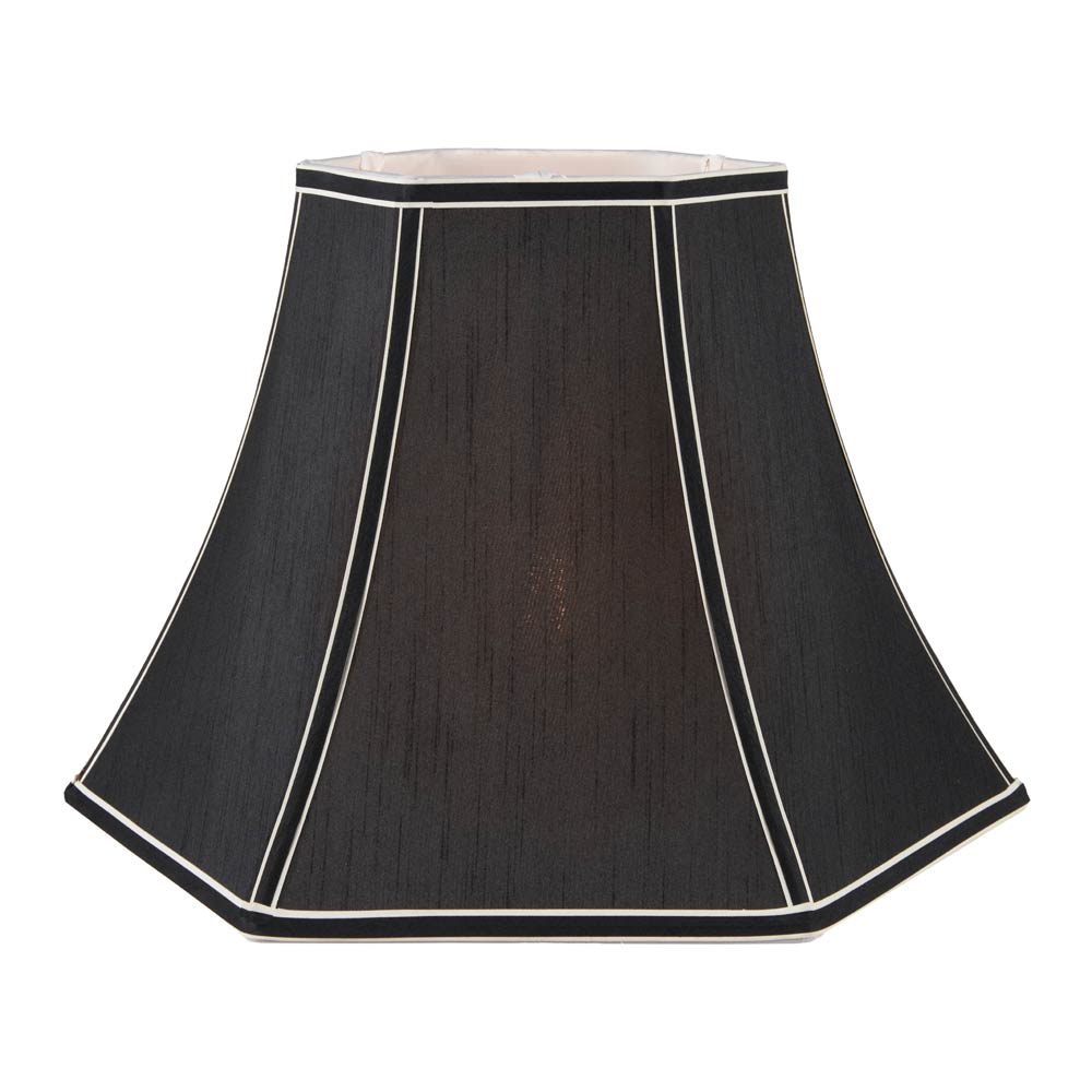 The Lyla hexagon empire light shade with light switched on
