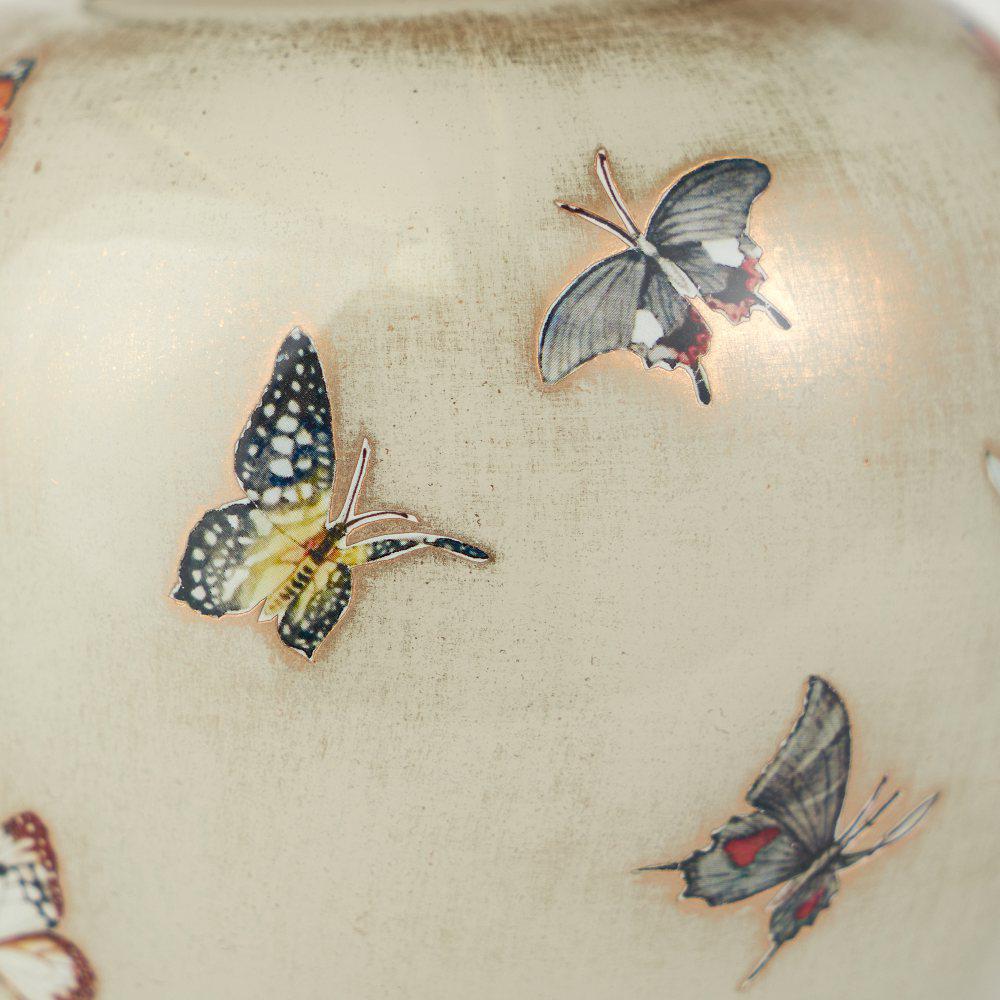 Butterflies Small Glass Table Lamp Base