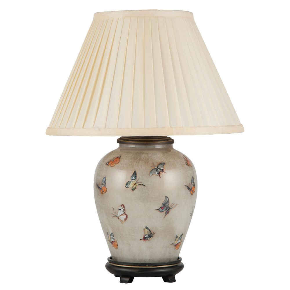 Butterflies Small Glass Table Lamp Base