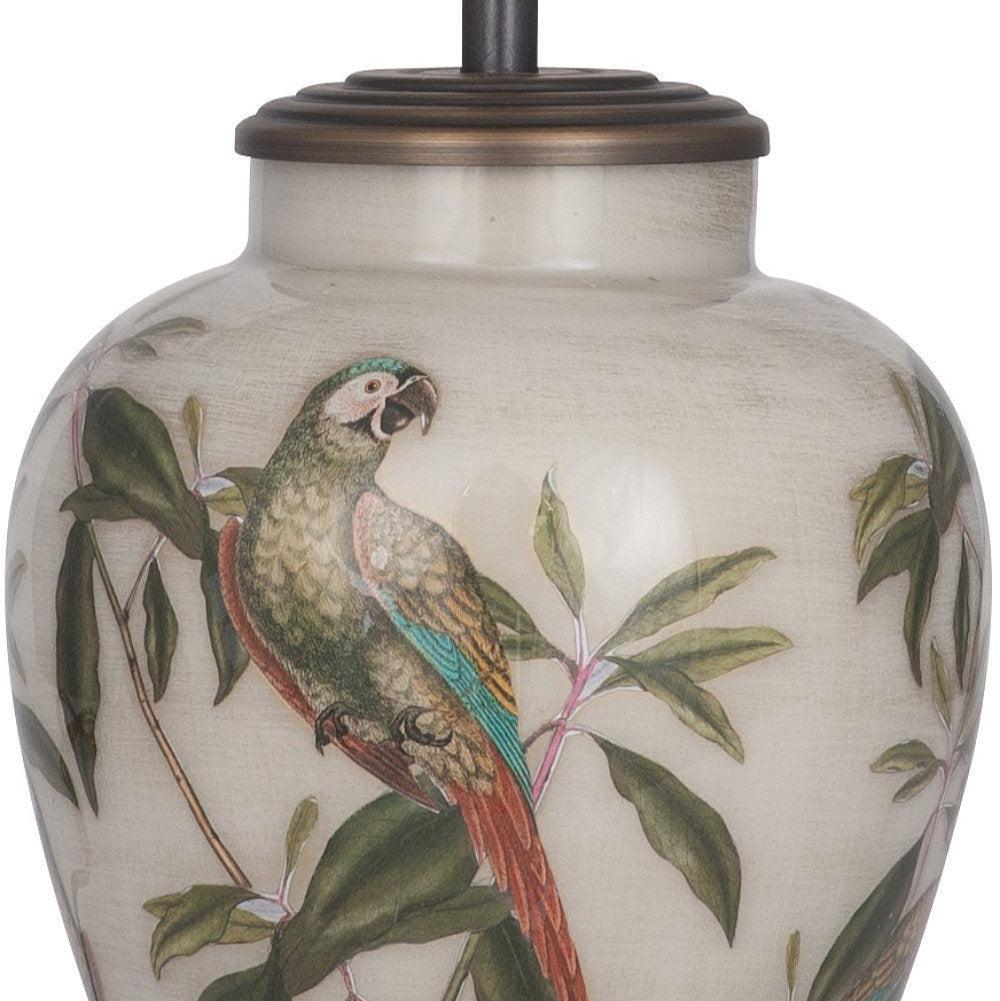 Top of Parrot Small Glass Table Lamp Base