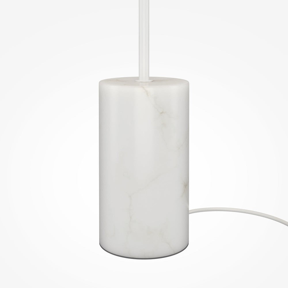 Kyoto Floor Lamp In White-Maytoni-South Charlotte Fine Lighting