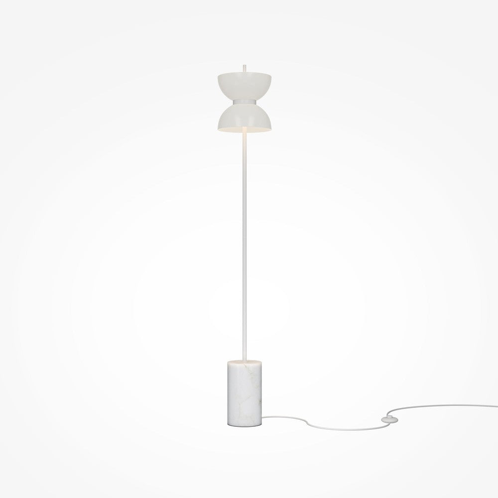 Kyoto Floor Lamp In White-Maytoni-South Charlotte Fine Lighting