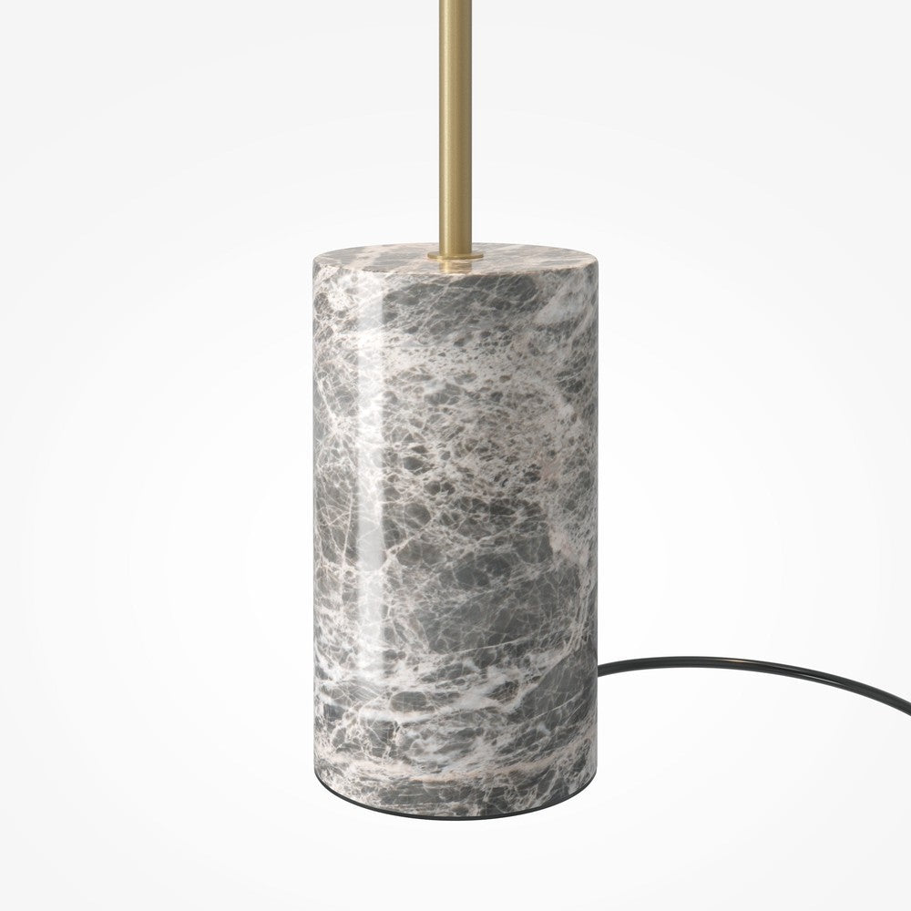 Kyoto Floor Lamp With Gold and grey Styling-Maytoni-South Charlotte Fine Lighting