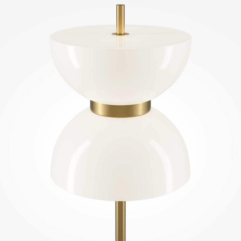 Kyoto Floor Lamp With Gold and grey Styling-Maytoni-South Charlotte Fine Lighting