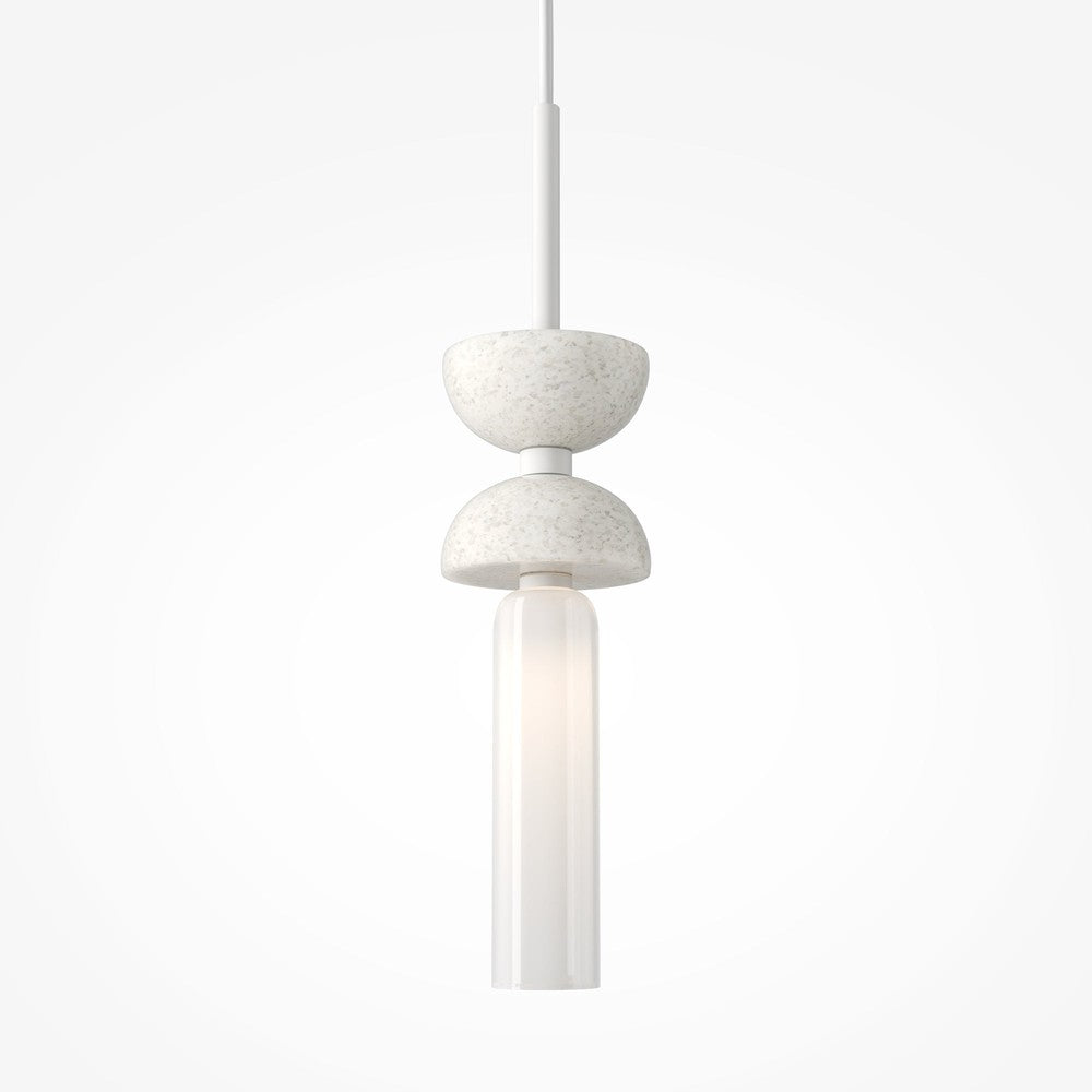 Kyoto Pendant Lamp Wide In White-Maytoni-South Charlotte Fine Lighting