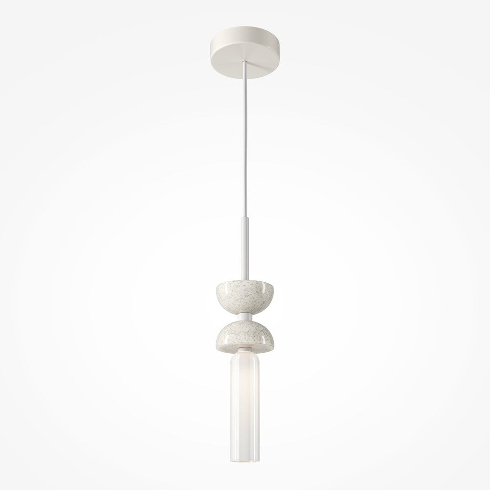 Kyoto Pendant Lamp Wide In White-Maytoni-South Charlotte Fine Lighting