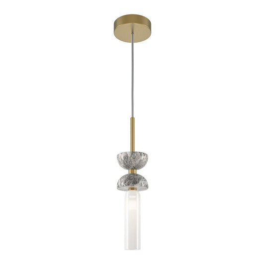 Kyoto Pendant Lamp With Gold And Grey Styling-Maytoni-South Charlotte Fine Lighting