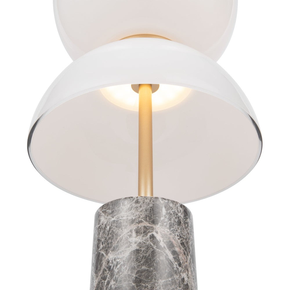 Kyoto Table Lamp With Gold and grey Styling-Maytoni-South Charlotte Fine Lighting