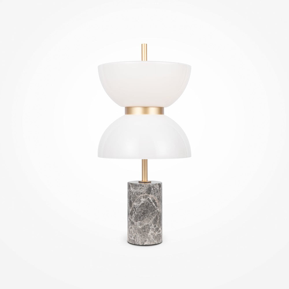 Kyoto Table Lamp With Gold and grey Styling-Maytoni-South Charlotte Fine Lighting