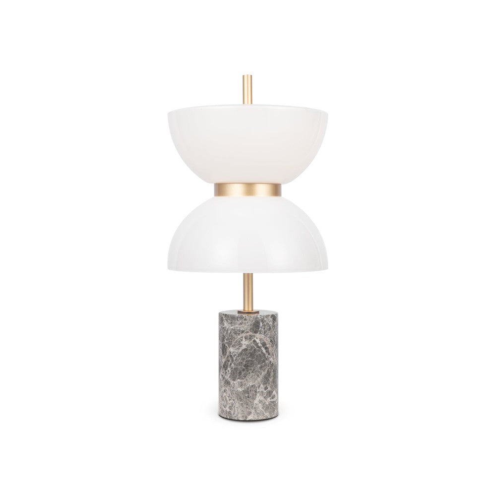 Kyoto Table Lamp With Gold and grey Styling-Maytoni-South Charlotte Fine Lighting